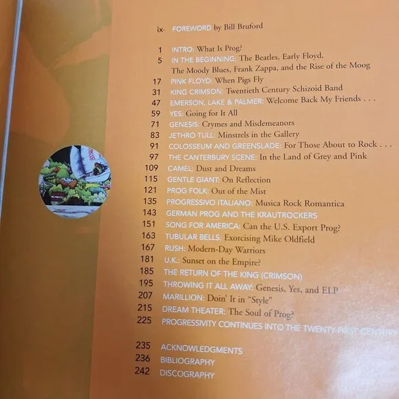 Mountains Come Out of the Sky Illustrated History of Prog Rock Used Library Book - Picture 8 of 16